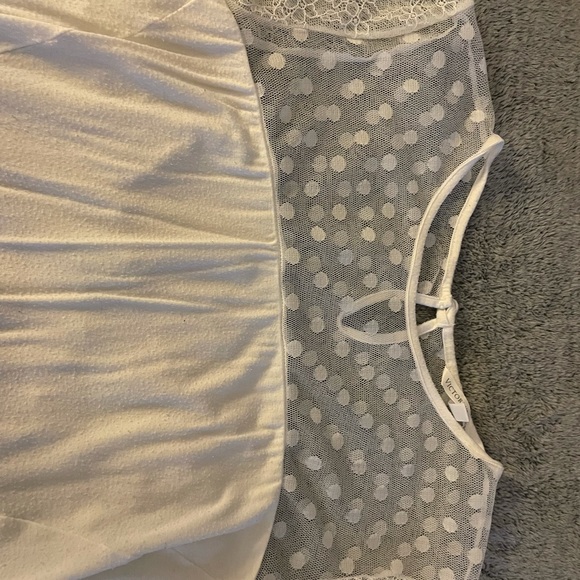 Victoria’s Secret lacy-sheer, long sleeve top - Picture 8 of 8